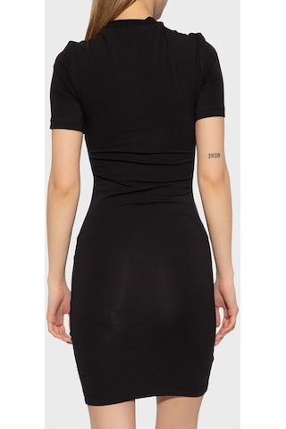 Versace Jeans Couture Bayan Elbise 74haot06 Cj03t G89 Siyah-gold Altın