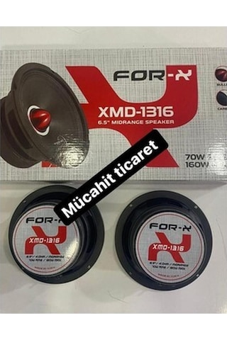 Forx Xmd-1316 16cm Midrange 160wat 70rms Yeni Seri Kapaksız Iki Adet