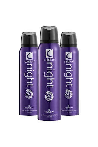 Caldion Night Erkek Sprey Deodorant 3 x 150 ML