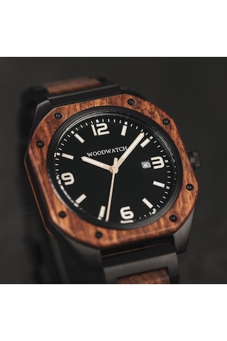 Woodwatch Zbr-al-wh1 Ww-rg-1kbbs Alpha Ahşap Erkek Kol Saati 41 Mm