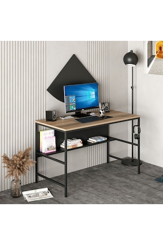 Minarmobilya Minar Greta Çalışma Masası Modül1 - Dore/Siyah