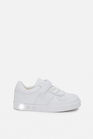 Vicco Sam Işıklı Unisex Bebek Beyaz Sneaker Beyaz