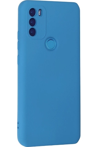 Newface General Mobile Gm 21 Plus Kılıf Nano İçi Kadife Silikon Semeglbl - 60 - Mavi