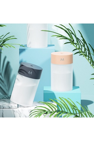 Ruicoo Beyaz Usb Nanover喷雾加湿器 2 Modlu 4-8 Saat Oturma Odası/ofis İçin, Otomatik Kapatma Ve 7 Renkli Led Işığı İle Nemlendirici