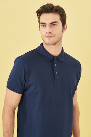 Ac&Co / Altınyıldız Classics 4A4820200047LaaXL Düğmeli Polo Yaka Cepsiz Slim Fit Erkek Tişört Lacivertvert Lacivert