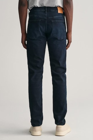 Gant Erkek Extra Slim Fit Orta Bel Jean Pantolon - Koyu Lacivert Black Vıntage