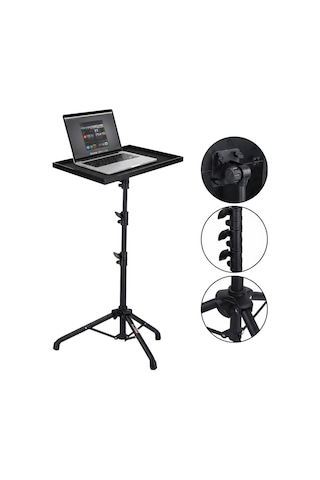 Lastvoice Lp-20l Ayarlanabilir Yüksek Kaliteli Notebook Laptop Standı Sehpası 70-160 Cm Yükseklik Ayarlı
