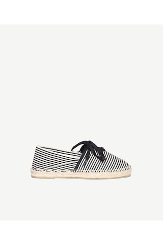 Yargıcı Yumuşak Kanvas Fiyonklu Espadril 26ykay4035x 001 Siyah