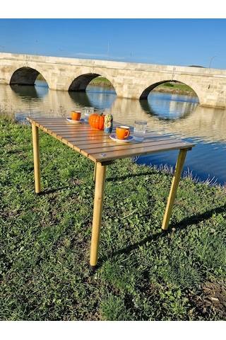 Brotherscraft Ahşap Katlanır Rulo Kamp Ve Piknik Masası 80 60 ...