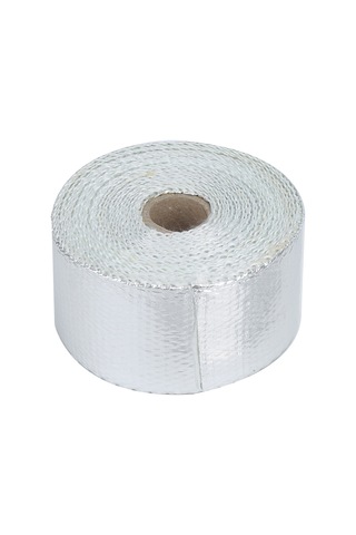 Reedark Gümüş Fiberglas Otomobil Egzos Borusu Isı Yalıtım Kumaşı 5m - 2000 F Isı Dayanımı, Motor Ömrünü Uzatır, Kaput Altı Sıcaklığı %50-70 Azaltır + 5 Bağlama Kayış