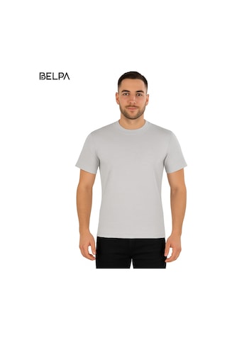 Belpa Ceylanoğlu Penye Süprem Erkek Sıfır Yaka Atlet 6'lı % 100 Pamuk Gri