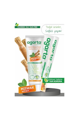 Agarta Doğal Misvak Özlü Diş Macunu 100 ML