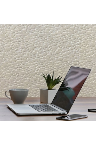 Tink 3d Kendinden Yapışkanlı Akustik Keçe Panel Leopar Desenli 52x98 Cm 10 Adet 5 M² Ekru
