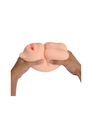 Lilitu Shop 3 Boyutlu Suni Oral & Vajinal Mastürbatör - Mina
