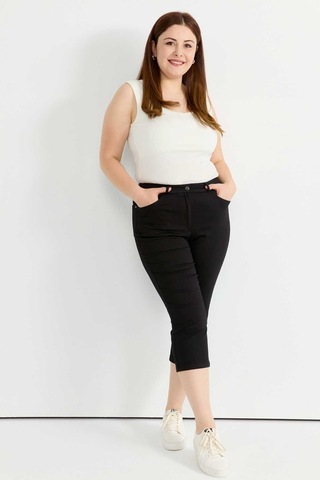 Selen Normal Bel Normal Siyah Kadın Pantolon 25ysl5381-bb Siyah