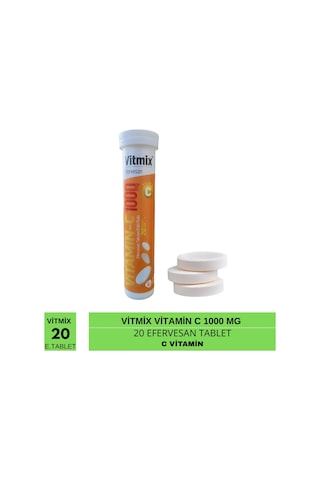Vitmix Vitamin C 1000 Mg 20 Efervesan Tablet