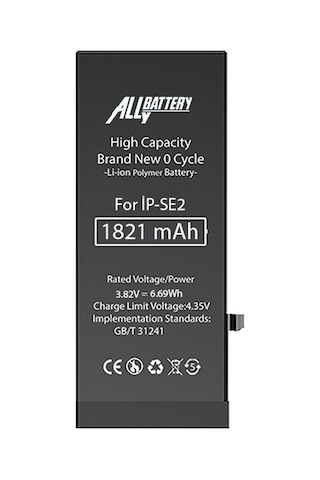Ally iPhone SE 2020 1821 mAh Yüksek Kapasiteli Pil Batarya