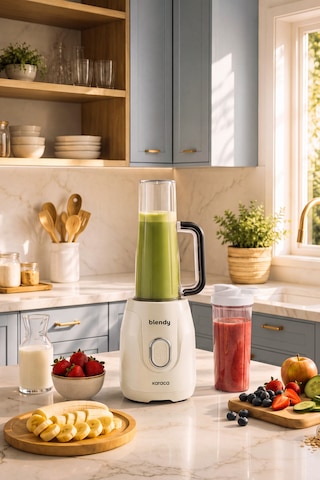 Karaca Blendy Personal Kişisel Kulplu Smoothie Blender Çift Hazneli Starlight