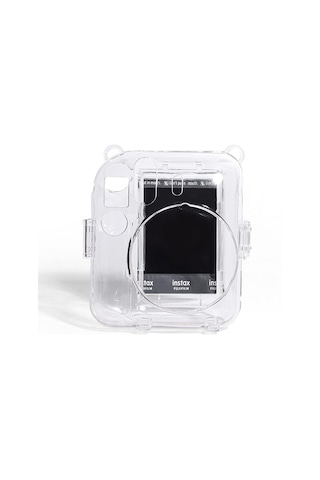 Fujifilm Instax Mini 12 Fotoğraf Makinesi + Şeffaf Kılıf Seti Mavi