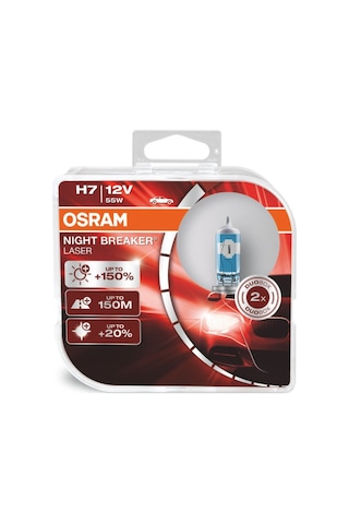 Osram 64210Nl H7 12V 55W Tk Nıght Breaker Laser %150 Fazla Işık