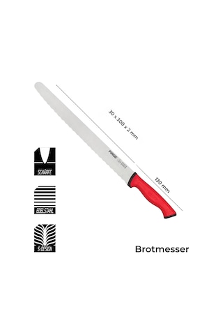 Pirge Duo Ekmek Bıçağı Pro 30 Cm Genel