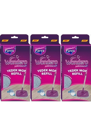 Parex Wondero Yedek Paspas Mop Refill 3 Lü Set