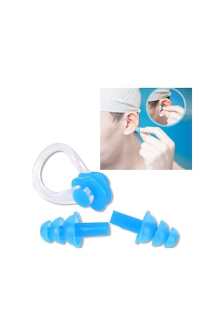 Kulak Ve Burun Tıkacı Yüzücü Kulak Tıpası Yıkanabilen Temizlenebi