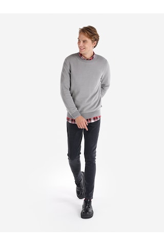 Colin's Colins Regular Fit Bisiklet Yaka Antrasit Erkek Kazak Cl1065803 Antrasit Melanj