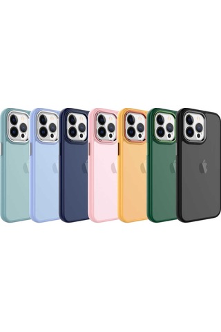Apple Uyumlu iPhone 13 Pro Max Kilif Buzlu Sert Pc Zore May Kapak 563310151