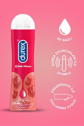 Durex Play Kayganlaştırıcı Jel Çilek Hazzı 50 Ml