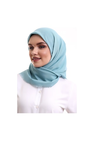 Pamuklu Pano Düz Desensiz Örtü Turkuaz