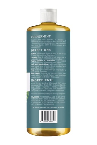Dr. Jacobs Naturals Nane Özlü Çok Amaçlı Bitkisel Kastil Sabun 946ml