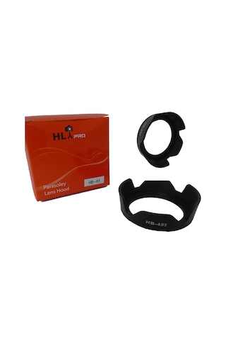 Hlypro Nikon 18-55 MM ED II-18-55 VR için HB-45 II Yaprak Parasoley