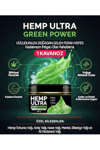Green Power Hemp Cream Jel 100 Mg
