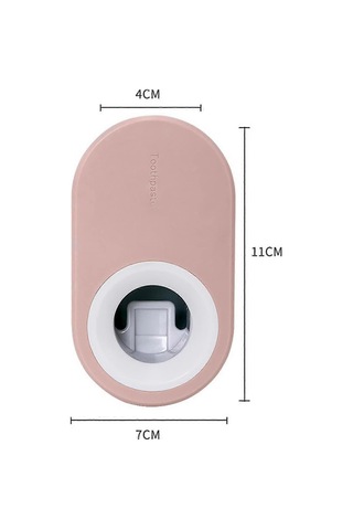 2 Adet Duvara Monte Otomatik Diş Macunu Dispenseri, Otomatik Diş Macunu Sıkacağı, Çok İşlevli Duvar