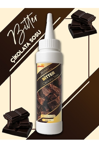 Bitter Çikolata Sos- Waffle & Pankek & Tatlı & Dondurma Sos-300gr