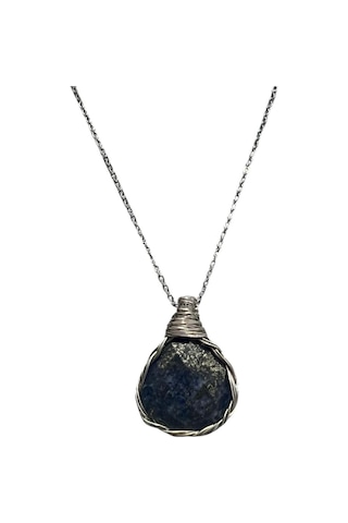Sertifikalı Lapis Lazuli Doğal Taş Ekstra Flaşlı Aaa Kalite Bakır Tel Örme El Yapımı Handmade Çok REnkli