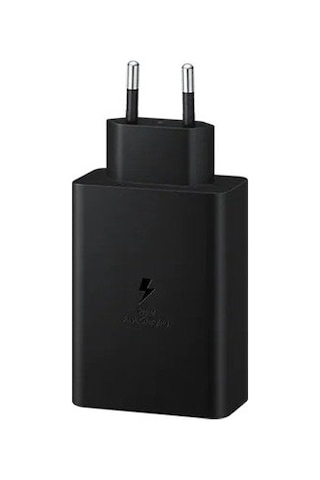 65w Pd Üçlü Hızlı Şarj Adaptörü - Super Fast Charging Destekli, 2x Type-c 1x Usb-a 3 Portlu Şarj Başlığı Siyah