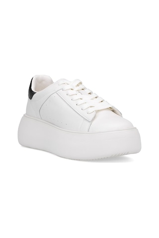 Lufian 121230031 Marcella Kadın Hakiki Deri Klasik Sneaker Krem Krem