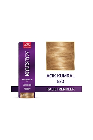Koleston Single Tüp Saç Boyası 8/0 Açık Kumral
