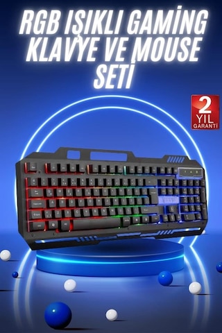 Gaming - 949 - Oyuncu Klavyesi Led Aydınlatmalı - Kmrsfres - Meik Hisli