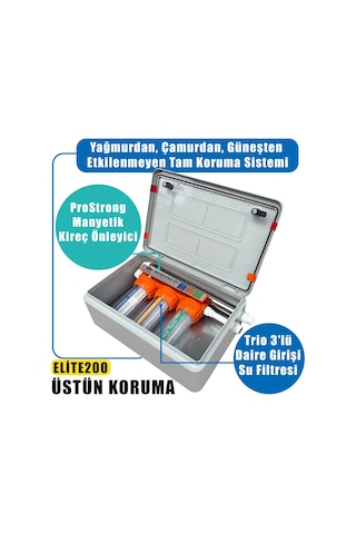 Elite Serisi 200 Villa Tipi Kompakt Su Filtresi Ve Manyetik Kireç Önleyici Set 6b434f57 Model-6b434f57