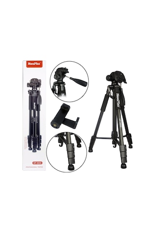 Neepho Profesyonel 175 CM DSLR ve Cep Telefon Tripod + Bluetooth Kumanda