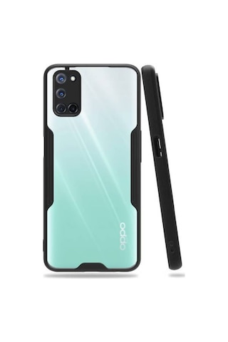 Oppo A72 Tam Korumali Renkli Kenarli Parfe Kilif 521955708