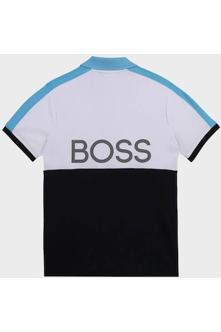 Hugo Boss Çocuk Polo Yaka T Shirt 25l24/n68 Whıte Navy Lacivert - Beyaz Beyaz - Lacivert