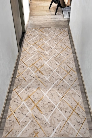 Spor Gold Yıkanabilir Kaymaz Taban Dört Mevsimlik Salon, Banyo, Balkon, Genç Odası Kesme Halı