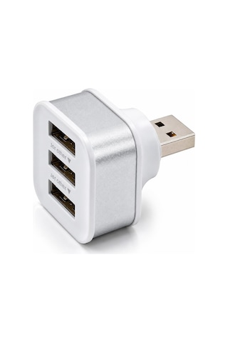 Lunatic 7560 Usb Hub 3 Port Çoklayıcı Adaptör Bilgisayar Laptop Araç Şarj Çoklu Çoğaltıcı