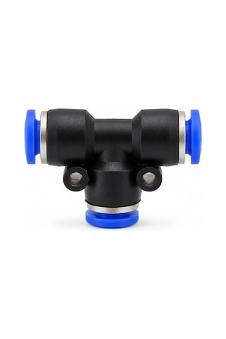 8mm Pnömatik Hızlı Hortum Bağlantı Rakoru Pe Tip Hava Boru Eki 8 MM