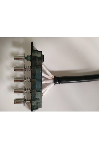 5 Tuşlu 60 Cm Kablolu Aspiratör Ve Davlumbaz Düğme Butonu - 342660278