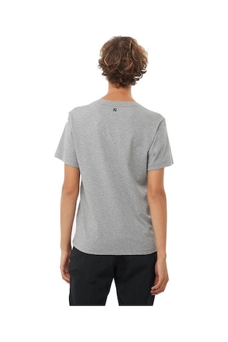 Salomon Logo Combo Ss Tee W Heather Grey T-shırt Lc2232900 001